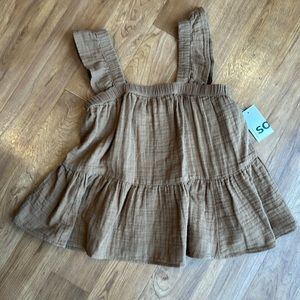 NWT SO Juniors Flutter Smock Tank Size S